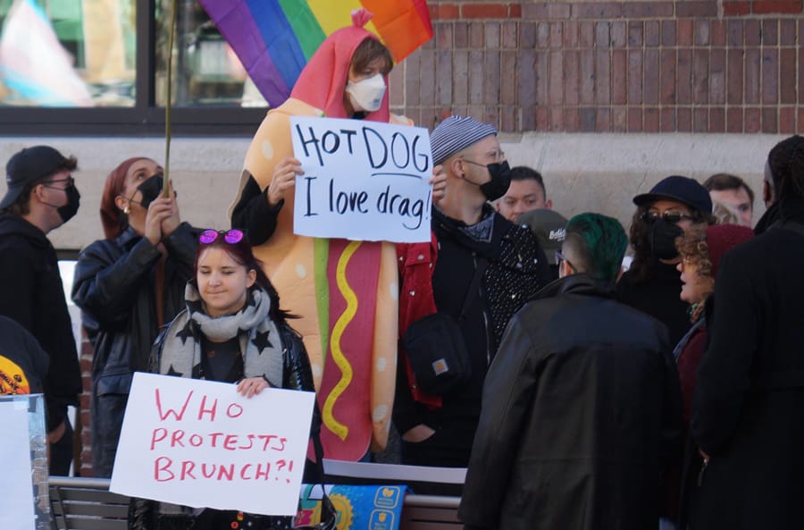 Drag-brunch haters were a no-show in Roslindale