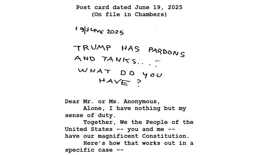 Judge slams regime for stomping on the First Amendment on its path to autocracy